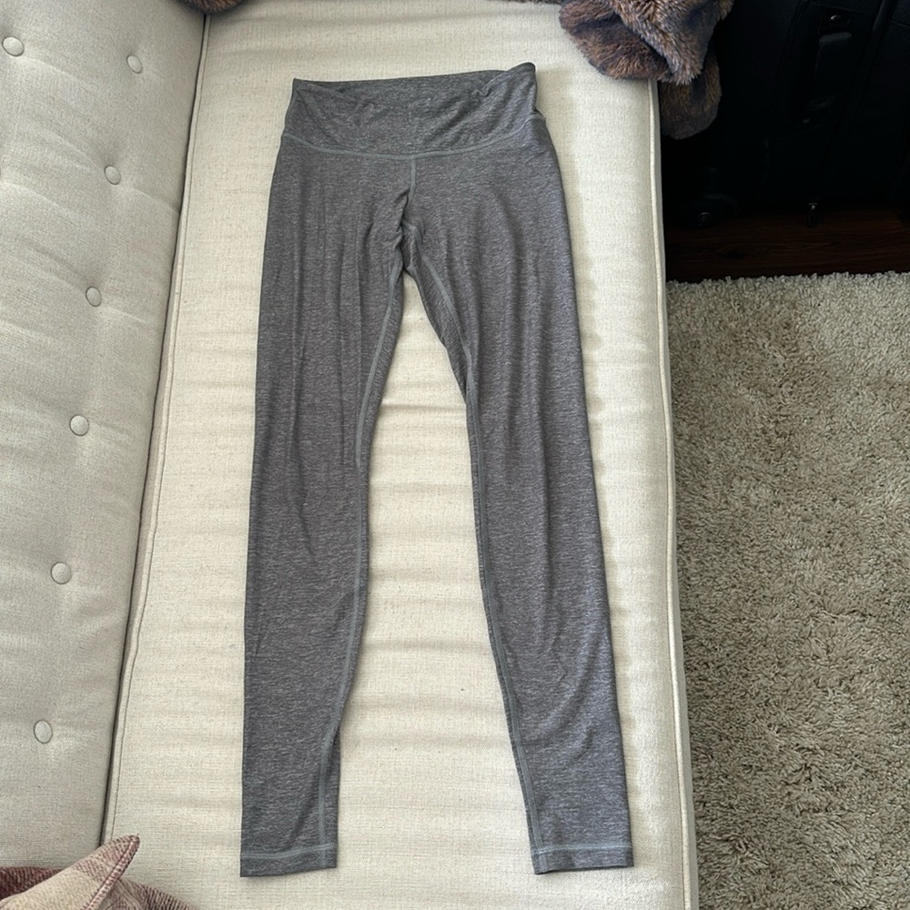 Super soft leathered grey Lululemon Leggings